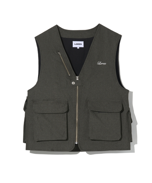 LORES(ロアス)の「Ripstop Work Vest - Olive(ベスト・レディース・その他・M/L)」の1枚目の写真