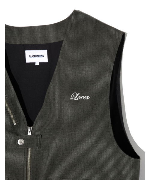LORES(ロアス)の「Ripstop Work Vest - Olive(ベスト・レディース・その他・M/L)」の3枚目の写真