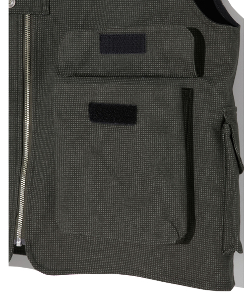 LORES(ロアス)の「Ripstop Work Vest - Olive(ベスト・レディース・その他・M/L)」の5枚目の写真