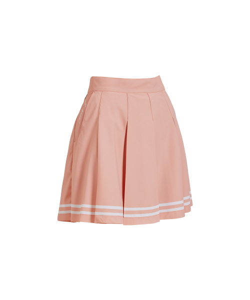 J.JANE(ジェイジェーン)の「テニスラインカラー スカート (ピーチ)(スカート・レディース・ベビーピンク・M/S/XS)」の3枚目の写真