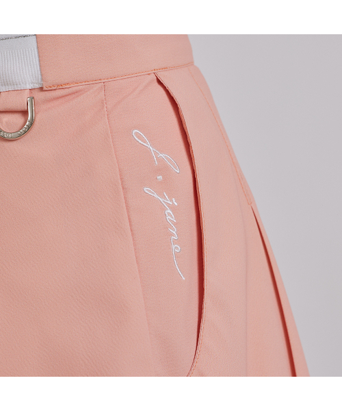 J.JANE(ジェイジェーン)の「テニスラインカラー スカート (ピーチ)(スカート・レディース・ベビーピンク・M/S/XS)」の4枚目の写真