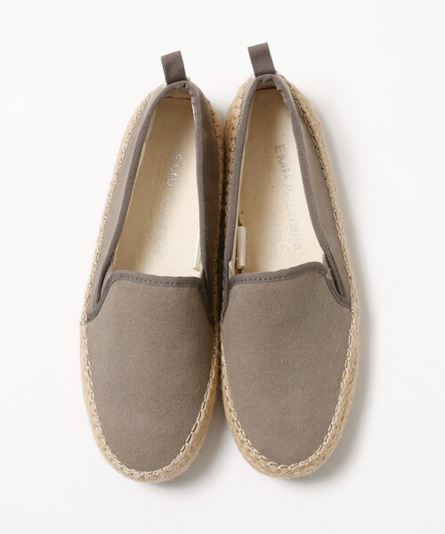 EMU Australia（エミューオーストラリア）の「【EMU / エミュ】エスパドリーユ スリッポン（サンダル・レディース・ブラック/グレイッシュベージュ・25/24/23）」の7枚目の写真
