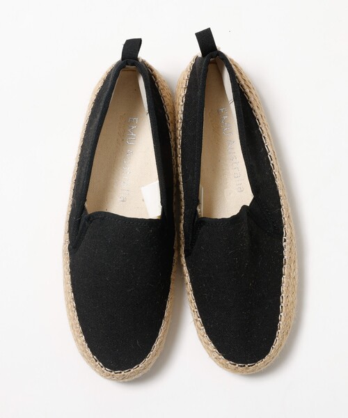 EMU Australia（エミューオーストラリア）の「【EMU / エミュ】エスパドリーユ スリッポン（サンダル・レディース・ブラック/グレイッシュベージュ・25/24/23）」の17枚目の写真