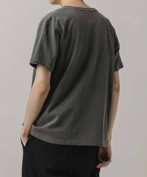CASPER JOHN(キャスパージョン)の「Compact henry neck T-shirts/コンパクトヘンリーネックTシャツ(Tシャツ/カットソー・メンズ・ブラック/レッド/グレー/ホワイト・MEDIUM/LARGE/SMALL/X-SMALL)」の20枚目の写真