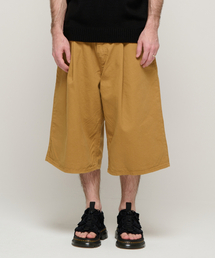 CARGOBROS（カーゴブロス）の「ピンタックバミューダY2Kデニムパンツ（キャメル）（その他パンツ）」