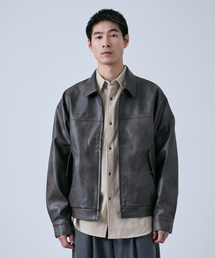 メンズのブルゾン（ブラウン/茶色系・ショート丈）ファッション通販