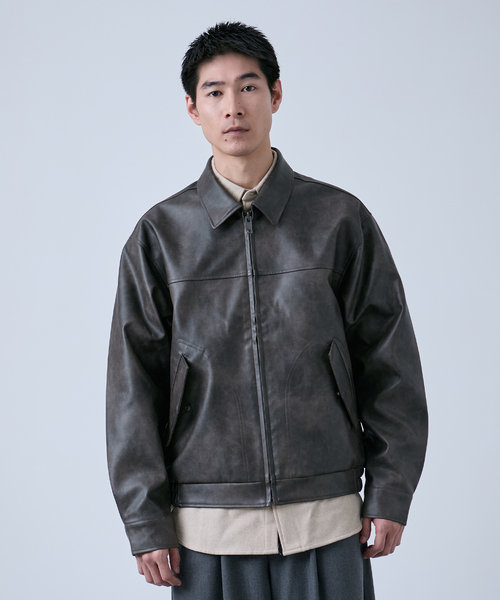 Eddie Bauer 別注 フェイクレザーブルゾン（ブルゾン）｜Eddie Bauer