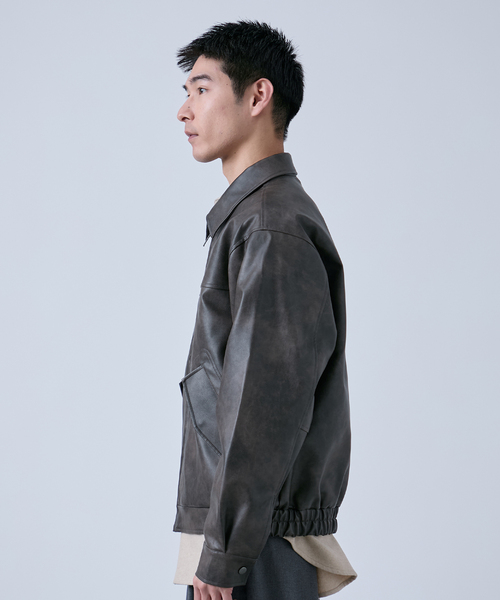 Eddie Bauer 別注 フェイクレザーブルゾン（ブルゾン）｜Eddie Bauer