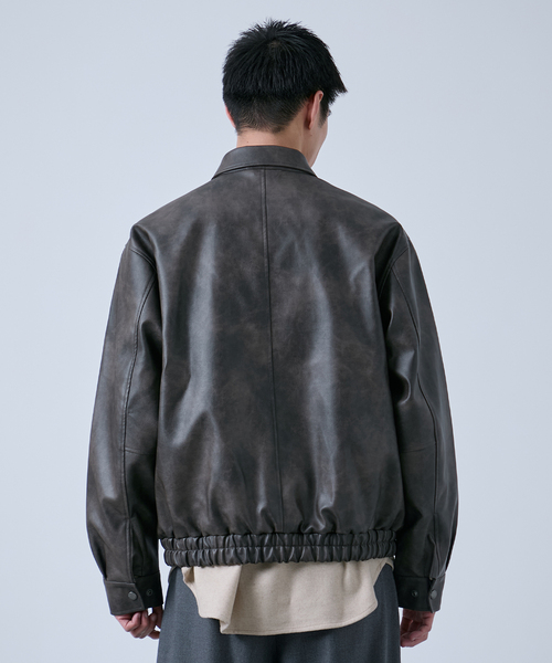 Eddie Bauer 別注 フェイクレザーブルゾン（ブルゾン）｜Eddie Bauer