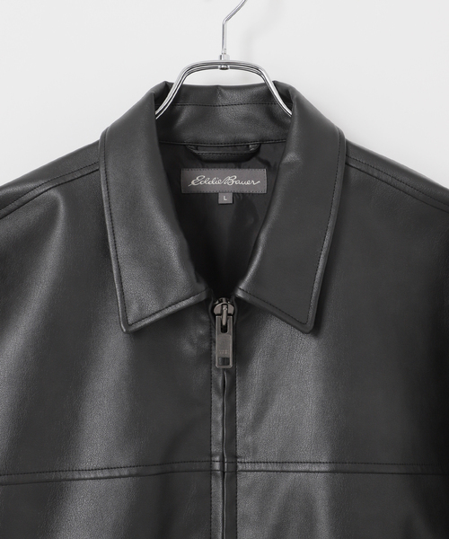Eddie Bauer 別注 フェイクレザーブルゾン（ブルゾン）｜Eddie Bauer