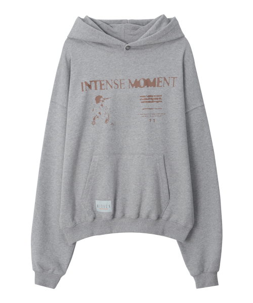 MIDSUN(ミッドサン)の「Intense Hoodie-Grey(パーカー・レディース・グレー・M/L)」の1枚目の写真