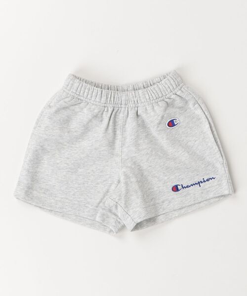Champion（チャンピオン）の「【Champion/チャンピオン】キッズ ベーシック スウェットショーツ（その他パンツ・キッズ・ブラック系その他/ヘザーグレー/アクア・140/130/120/110/100/160/150）」の2枚目の写真