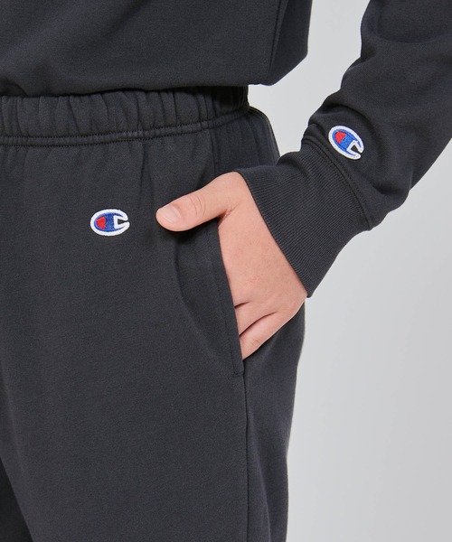 Champion（チャンピオン）の「【Champion/チャンピオン】キッズ ベーシック スウェットショーツ（スウェットパンツ・キッズ・ブラック系その他/ヘザーグレー/アクア・140/130/120/110/100/160/150）」の5枚目の写真