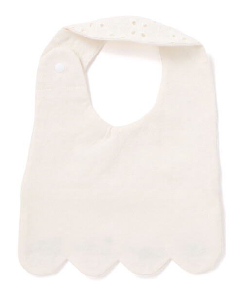 SLAP SLIP BABY（スラップスリップベビー）の「はしごレースリボンレーススタイベビー（スタイ/よだれかけ・キッズ・ピンク/ホワイト・FREE）」の4枚目の写真