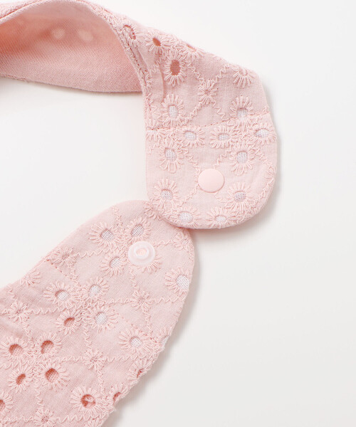 SLAP SLIP BABY（スラップスリップベビー）の「はしごレースリボンレーススタイベビー（スタイ/よだれかけ・キッズ・ピンク/ホワイト・FREE）」の11枚目の写真