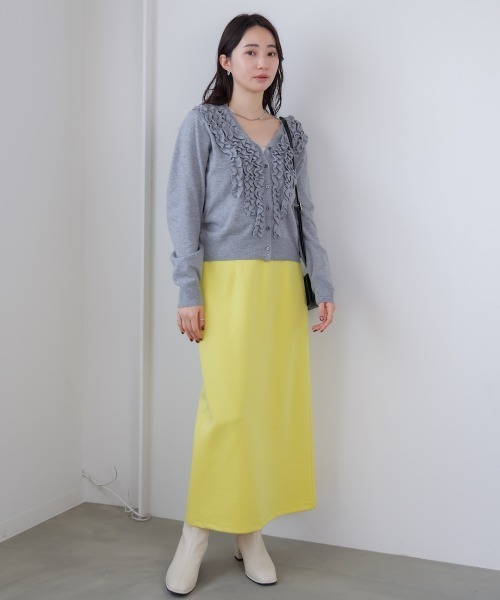 Bou Jeloud(ブージュルード)の「ダンボールタイトスカート(スカート・レディース・オフホワイト/ブラック/イエロー・FREE)」の14枚目の写真