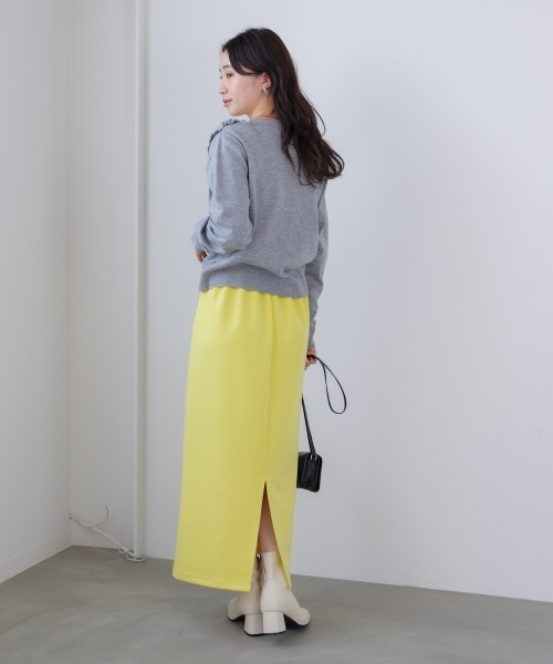 Bou Jeloud(ブージュルード)の「ダンボールタイトスカート(スカート・レディース・オフホワイト/ブラック/イエロー・FREE)」の17枚目の写真