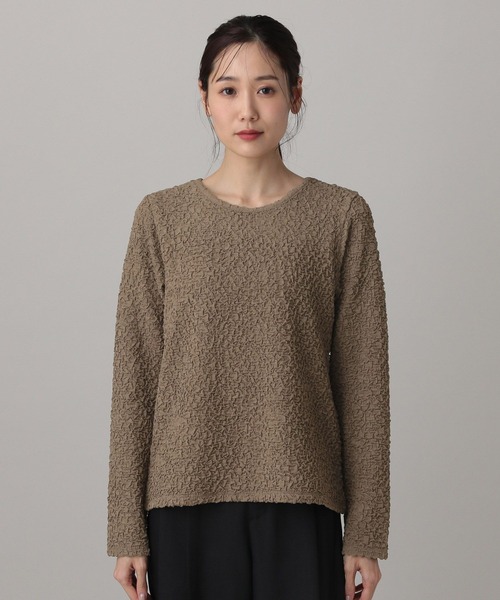 GLOBAL WORK（グローバルワーク）の「MATINEE LINE/ポコポコ長袖Tシャツ/632554（Tシャツ/カットソー・レディース・オフホワイト/ブラウン系その他6/ブラック・LARGE/MEDIUM）」の19枚目の写真