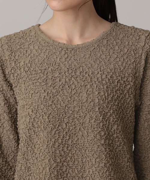 GLOBAL WORK（グローバルワーク）の「MATINEE LINE/ポコポコ長袖Tシャツ/632554（Tシャツ/カットソー・レディース・オフホワイト/ブラウン系その他6/ブラック・LARGE/MEDIUM）」の22枚目の写真