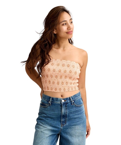 BILLABONG(ビラボン)の「BILLABONG ウィメンズ 【DES. Tropiques】KEEP IT SIMPLE 2 TUB 半袖シャツ 【2026年春夏モデル】(シャツ/ブラウス・レディース・ブルー系その他/ピンク系その他・MEDIUM)」の1枚目の写真