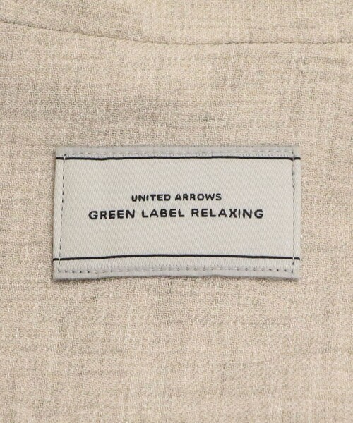 green label relaxing（グリーンレーベルリラクシング）の「ラスティック ツイル ジレ マシンウォッシャブル ストレッチ UVカット 吸水速乾（ベスト・レディース・ナチュラル/ブラック/ダークブラウン・FREE）」の11枚目の写真