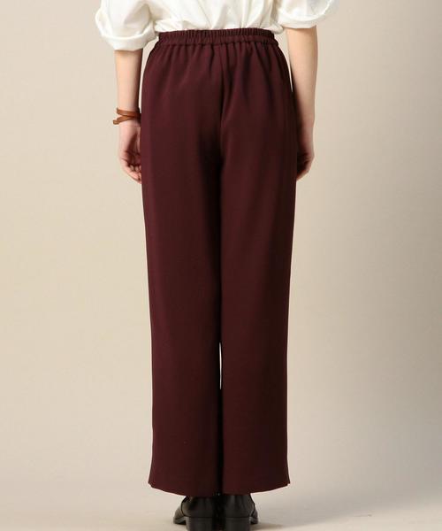 BEAUTY&YOUTH UNITED ARROWS(ビューティーアンドユースユナイテッドアローズ)の「BY ダブルクロスタックワイドパンツ◆(その他パンツ・レディース・ブラック/ブラウン・SMALL/MEDIUM)」の3枚目の写真