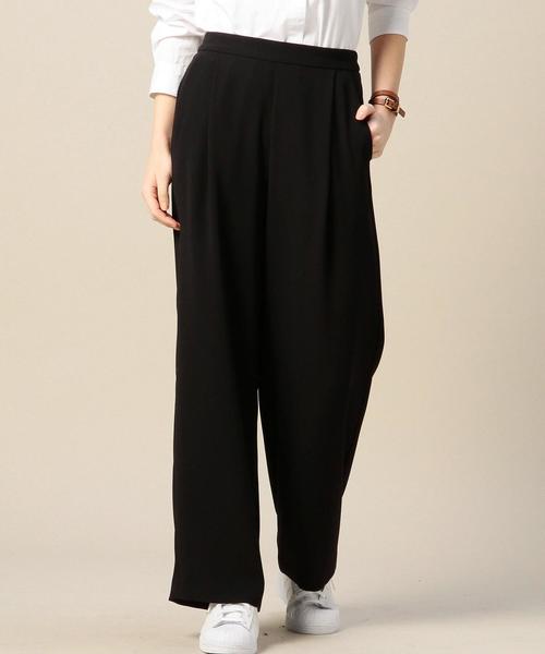 BEAUTY&YOUTH UNITED ARROWS(ビューティーアンドユースユナイテッドアローズ)の「BY ダブルクロスタックワイドパンツ◆(その他パンツ・レディース・ブラック/ブラウン・SMALL/MEDIUM)」の13枚目の写真