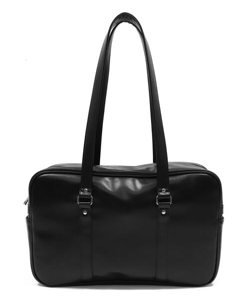 WEGO(ウィゴー)の「WEGO/PUスクールバッグ(トートバッグ・レディース・ブラウン/ブラック・FREE)」の5枚目の写真