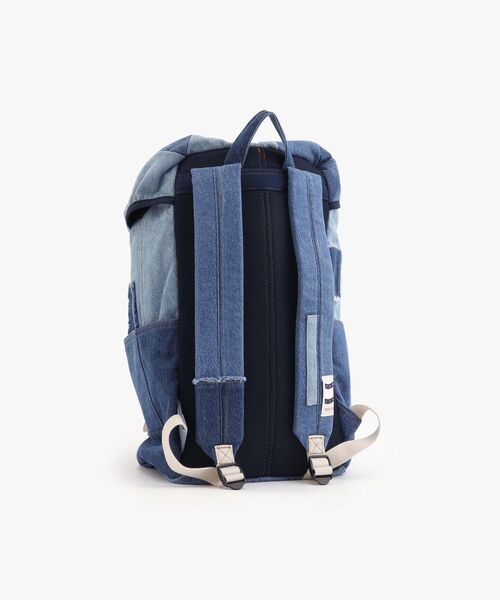 tommy jeans（トミー ジーンズ）の「デニムパッチワークバックパック（バックパック/リュック・メンズ・ブルー・FREE）」の2枚目の写真