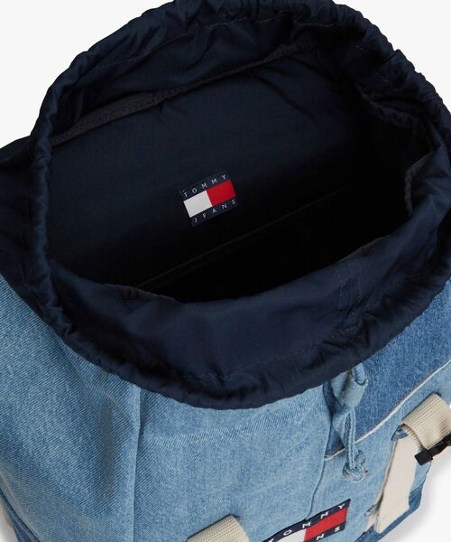 tommy jeans（トミー ジーンズ）の「デニムパッチワークバックパック（バックパック/リュック・メンズ・ブルー・FREE）」の4枚目の写真