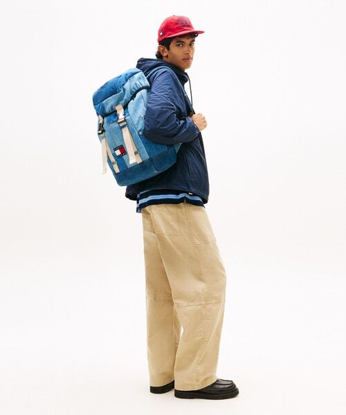 tommy jeans（トミー ジーンズ）の「デニムパッチワークバックパック（バックパック/リュック・メンズ・ブルー・FREE）」の5枚目の写真