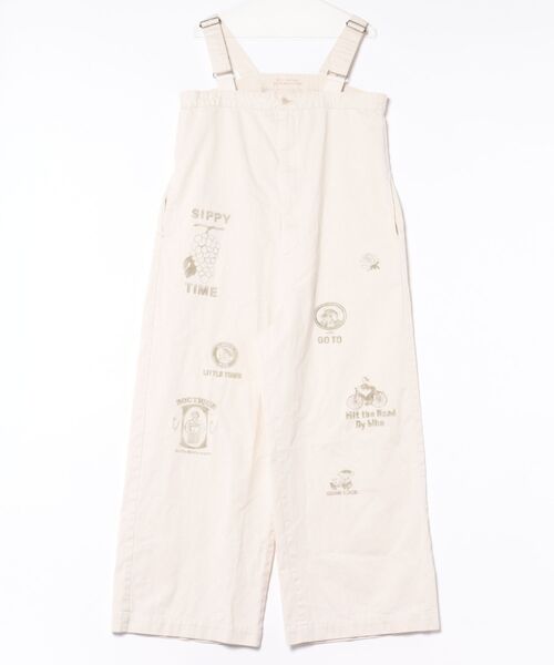 GO TO HOLLYWOOD（ゴートゥーハリウッド）の「Chino Scribble Suspender Pants（その他パンツ・レディース・オフホワイト・L）」の2枚目の写真