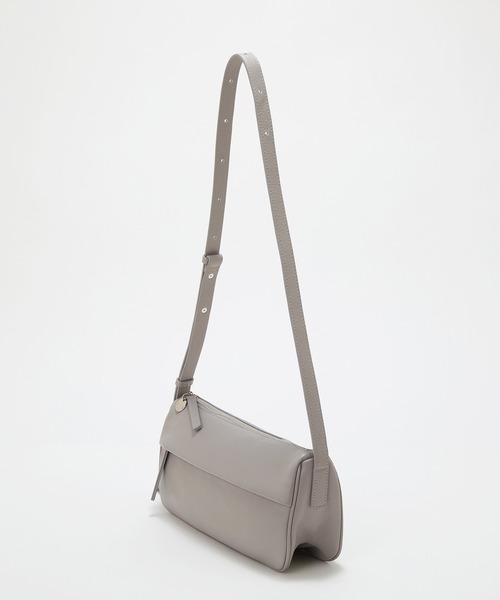 Breath TOPKAPI(ブレストプカピ)の「【Breath TOPKAPI】SUPPLE サプル シボレザー スワローマチ ワイド ショルダーバッグ(ショルダーバッグ・レディース・ブラック/ライトグレー・FREE)」の17枚目の写真