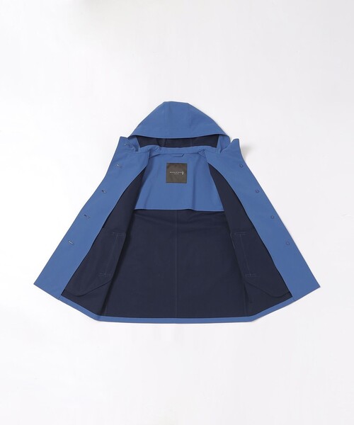 MACKINTOSH LONDON(マッキントッシュ ロンドン)の「【CHRYSTON/クリストン】バイカラーソロタフタフーデッドコート(トレンチコート・レディース・ブルー系その他4/ベージュ系その他・40/38)」の10枚目の写真