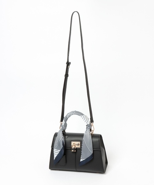 Andemiu(アンデミュウ)の「スカーフハンドルBAG639610(ハンドバッグ・レディース・ブラック/ブラウン・FREE)」の7枚目の写真