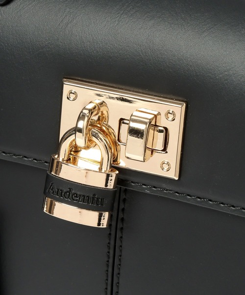 Andemiu(アンデミュウ)の「スカーフハンドルBAG639610(ハンドバッグ・レディース・ブラック/ブラウン・FREE)」の14枚目の写真