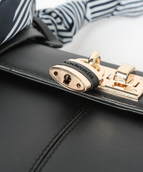 Andemiu(アンデミュウ)の「スカーフハンドルBAG639610(ハンドバッグ・レディース・ブラック/ブラウン・FREE)」の18枚目の写真