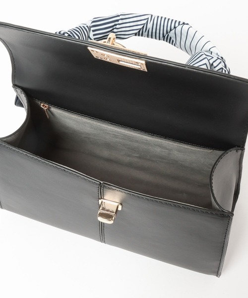 Andemiu(アンデミュウ)の「スカーフハンドルBAG639610(ハンドバッグ・レディース・ブラック/ブラウン・FREE)」の20枚目の写真