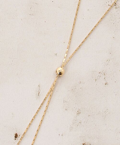 le.coeur blanc（ルクールブラン）の「パールスライドロングネックレス（ネックレス・レディース・ホワイト・FREE）」の5枚目の写真