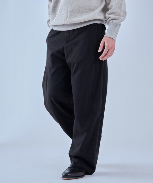 EDIFICE(エディフィス)の「クリアスストライプ 3D フィット トラウザー(スラックス・メンズ・ブラック/チャコールグレー/ネイビー・SMALL/LARGE/MEDIUM)」の8枚目の写真