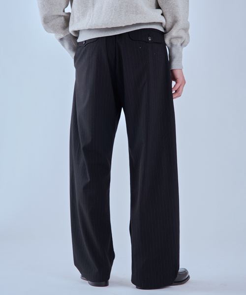 EDIFICE(エディフィス)の「クリアスストライプ 3D フィット トラウザー(スラックス・メンズ・ブラック/チャコールグレー/ネイビー・SMALL/LARGE/MEDIUM)」の10枚目の写真