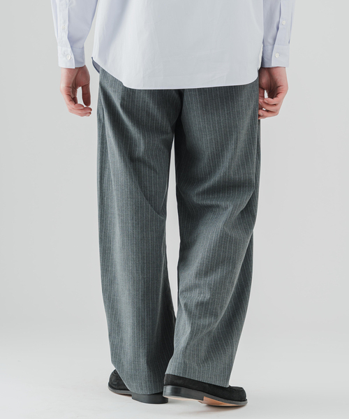 EDIFICE(エディフィス)の「クリアスストライプ 3D フィット トラウザー(スラックス・メンズ・ブラック/チャコールグレー/ネイビー・SMALL/LARGE/MEDIUM)」の19枚目の写真