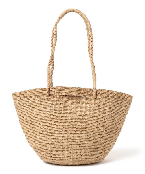 Demi-Luxe BEAMS(デミルクス ビームス)の「MIORA / ラフィア トートバッグ(かごバッグ・レディース・ナチュラル・ONE SIZE)」の3枚目の写真