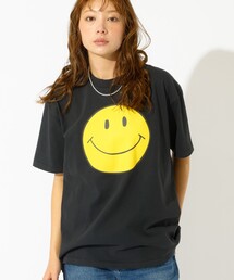 HANDTEX（ハンドテックス）の「【HANDTEX×Masayoshi Watanabe】スマイル プリントTシャツ / バックプリント（Tシャツ/カットソー）」