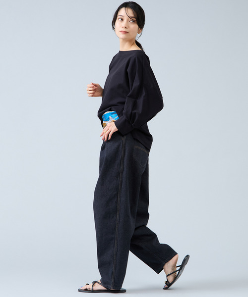 Liesse（リエス）の「タックバルーンデニム（その他パンツ・レディース・ブラック・2/3）」の5枚目の写真