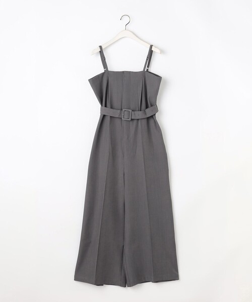 NICOLE CLUB（ニコル　クラブ）の「【ZELDA】キャミソールサロペット（サロペット/オーバーオール・レディース・ライトグレー/ブラック・M）」の11枚目の写真