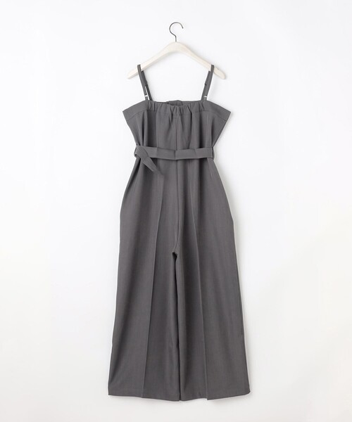 NICOLE CLUB（ニコル　クラブ）の「【ZELDA】キャミソールサロペット（サロペット/オーバーオール・レディース・ライトグレー/ブラック・M）」の13枚目の写真