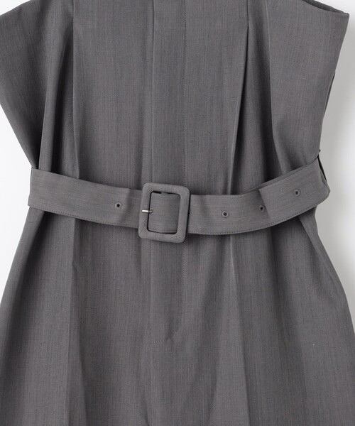 NICOLE CLUB（ニコル　クラブ）の「【ZELDA】キャミソールサロペット（サロペット/オーバーオール・レディース・ライトグレー/ブラック・M）」の15枚目の写真