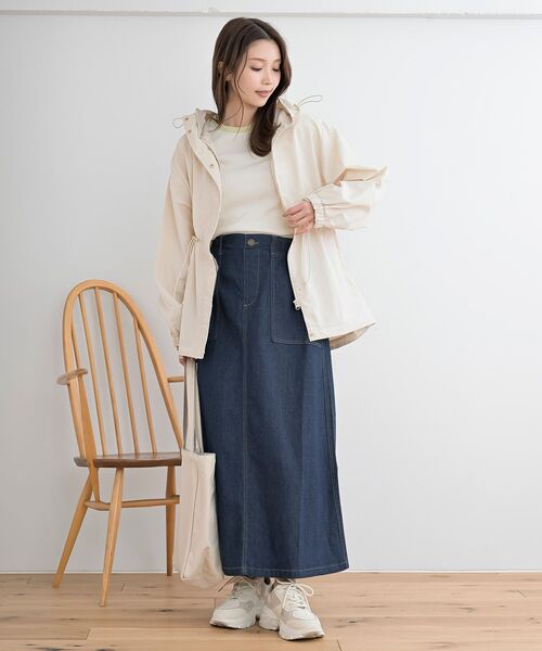 rps（アールピーエス）の「ナイロンワッシャーマウンテンパーカー（マウンテンパーカー・レディース・ライトカーキ/ブラック/アイボリー・フリー）」の6枚目の写真