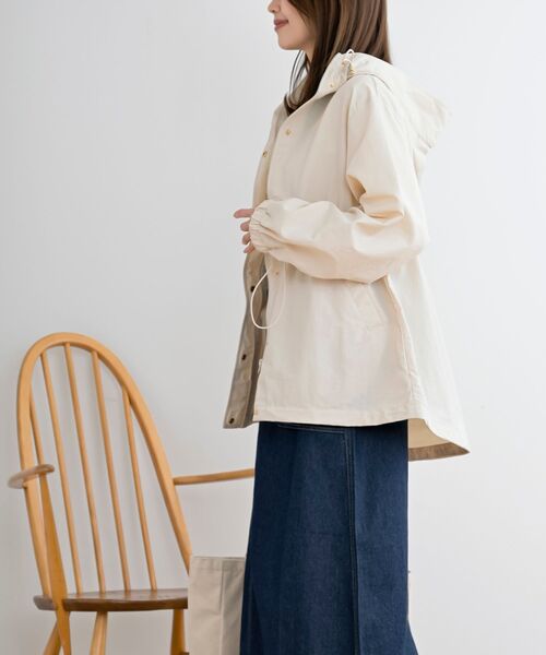 rps（アールピーエス）の「ナイロンワッシャーマウンテンパーカー（マウンテンパーカー・レディース・ライトカーキ/ブラック/アイボリー・フリー）」の7枚目の写真